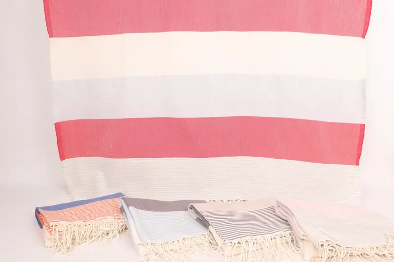 Personalized Turkish Towel, Miami Bachelorette Party Favors, Wedding Shower Gift, Bridal Shower Gift, 68x40 Cotton Striped Towel, Beach Towel Gift - 8