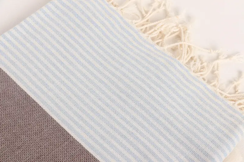Personalized Turkish Towel, Miami Bachelorette Party Favors, Wedding Shower Gift, Bridal Shower Gift, 68x40 Cotton Striped Towel, Beach Towel Gift - 6