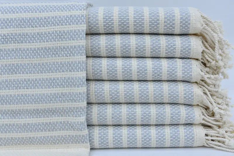 Turkish hand towel, Personalized Gift For Her, Mexico Bachelorette Party Gifts, Wedding Gift, Cotton towel, 70x40 Cotton Striped Towel - 1