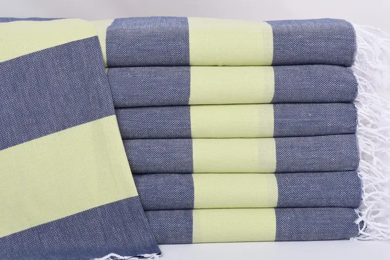 Guest Towel, Gift For Wedding Day, Personalized Gifts, 40x20 Cotton Striped Towel, Turkish Tea Towel, Travel Towel, Kitchen Towel, Gift For Coworker - 1