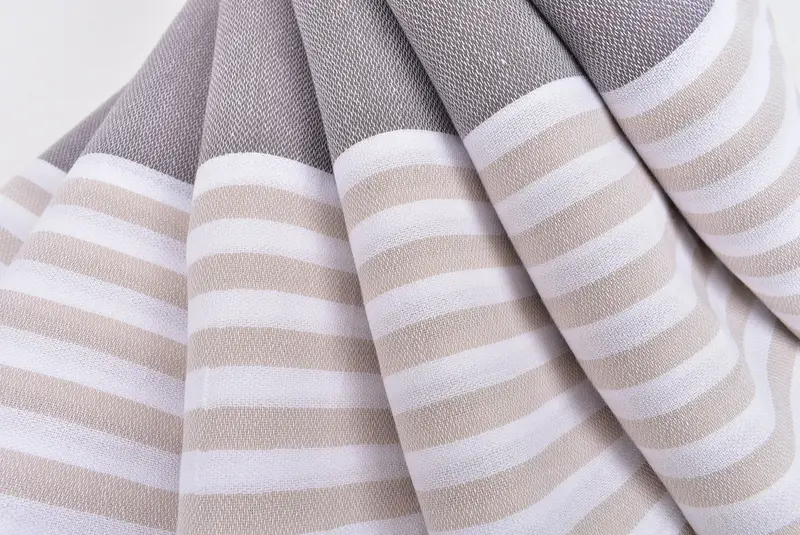 Cotton towel, Bachelorette Party Gift, Personalized Towel, Handmade Gift, Quick-drying cotton Turkish beach towel, 70x40 Cotton Striped Towel - 5