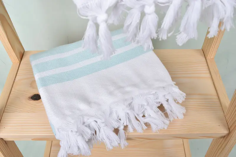 Custom Wedding Gift, Bachelor Party Favors, Organic towel, Turkish Towel Beach Towel, Personalized Gift, 70x40 Cotton Herringbone Towel, Guest Towel - 5