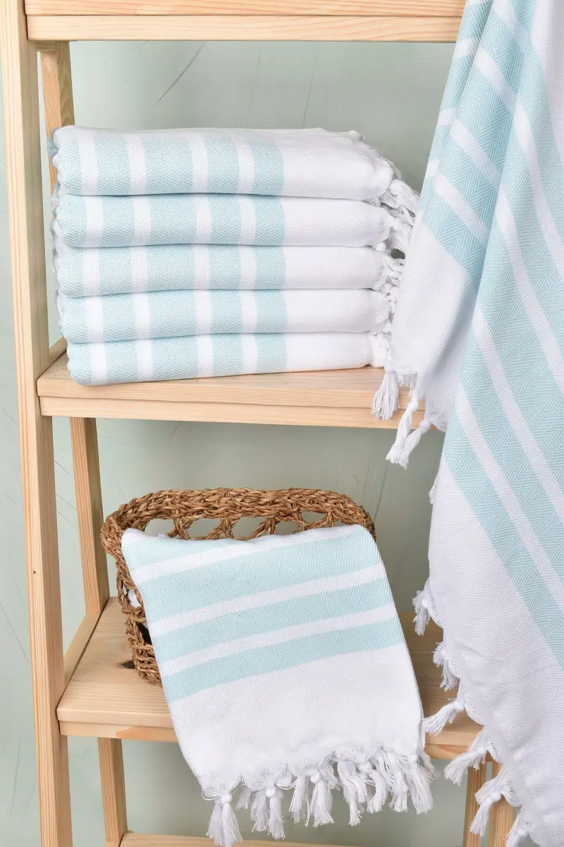 Custom Wedding Gift, Bachelor Party Favors, Organic towel, Turkish Towel Beach Towel, Personalized Gift, 70x40 Cotton Herringbone Towel, Guest Towel - 3