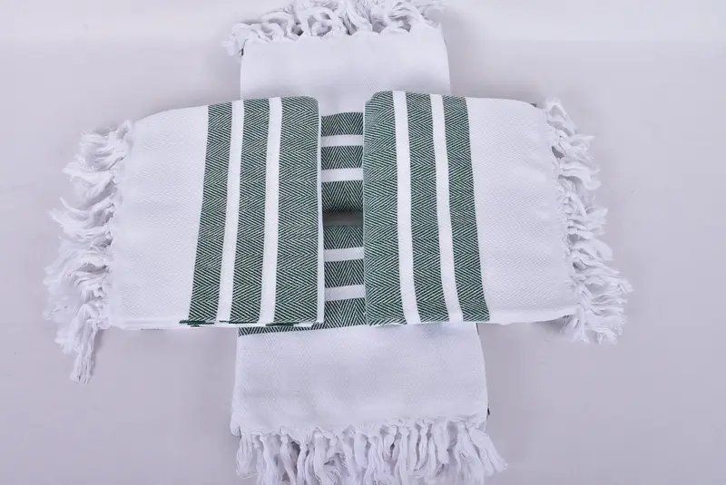 Bridesmaid Gifts, Quick-drying cotton Turkish beach towel, Hammam towel, Gift For Her, Valentines Day Gift For Him, 70x40 Cotton Herringbone Towel - 6