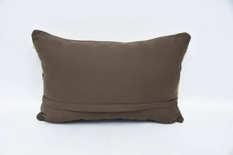 Outdoor Throw Pillow Sham, Pillow Sham, Garden Cushion Case, 16x24 Beige Cushion, Gift Pillow, Pillow for Couch, Handmade Kilim Cushion - 6