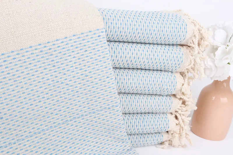 Turkish bath towel, Peshtemal Towel, Custom Turkish Towel, 70x40 Cotton Polka Dot Towel, Scarf Towel, Lightweight Turkish towel, Bachelorette Favor - 1