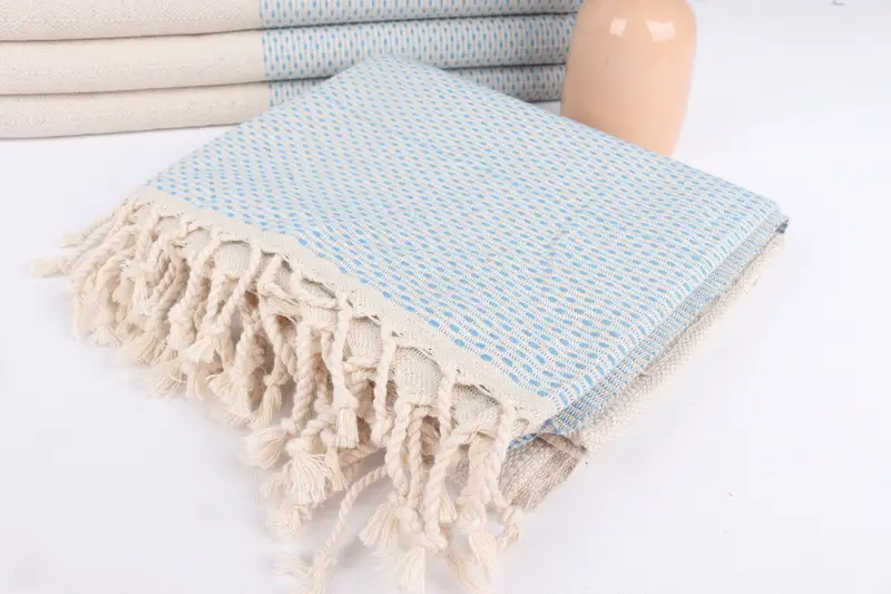 Turkish bath towel, Peshtemal Towel, Custom Turkish Towel, 70x40 Cotton Polka Dot Towel, Scarf Towel, Lightweight Turkish towel, Bachelorette Favor - 5