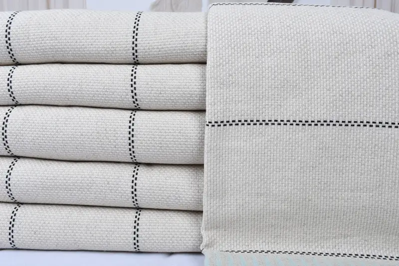 Bachelor Party Gifts, Throw Blanket Couch, Personalized Home Gift Wedding, Turkish Blanket, Boho Throw Blankets, 104x96 Cotton Striped Towel - 3