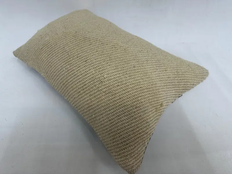 Interior Designer Pillow, Vintage Kilim Pillow, Pillow Sham, Neutral Cushion Case, Kilim Cushion Sham, 12x20 Beige Pillow, Knitted Cushion Case - 6
