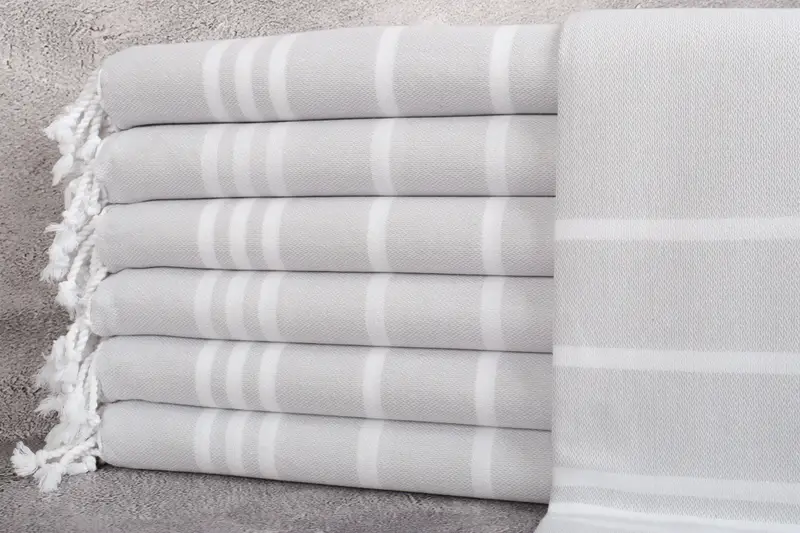 Personalized Gift For Him, Personalized Towel Gift, Travel towel, 70x40 Cotton Striped Towel, Cotton towel, Bachelorette Party Decorations - 1