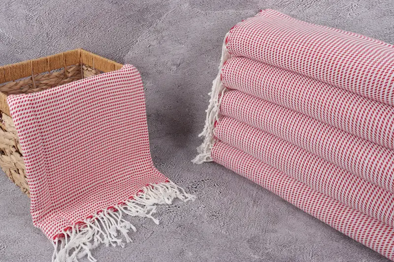 Personalized Gift, Turkish beach towel, Wedding For Favor, 68x40 Cotton Geometric Towel, Personalized Turkish Towel, Embroidery Towel, Wedding Towel - 3