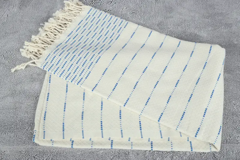 Peshtemal Towel, Handwoven Turkish Towel, Bachelorette Party Gift, Beach towel, 70x38 Cotton Striped Design Towel, Personalized Gift For Him - 6