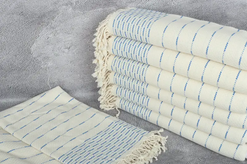 Peshtemal Towel, Handwoven Turkish Towel, Bachelorette Party Gift, Beach towel, 70x38 Cotton Striped Design Towel, Personalized Gift For Him - 2