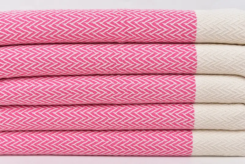 Personalized Kitchen Towel, Monogrammed Hand Towel, Housewarming Gift, Personalized Hand Towel, Gift For Coworker, 34x18 Cotton Zigzag Design Towel - 2