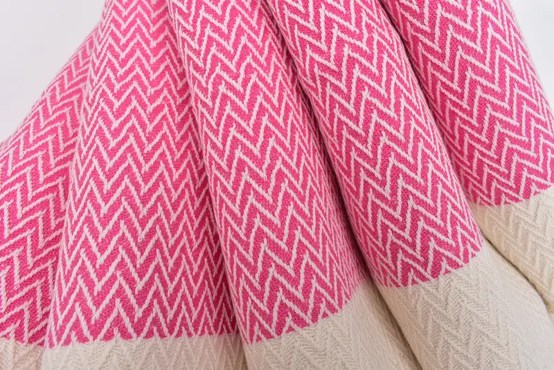 Personalized Kitchen Towel, Monogrammed Hand Towel, Housewarming Gift, Personalized Hand Towel, Gift For Coworker, 34x18 Cotton Zigzag Design Towel - 5