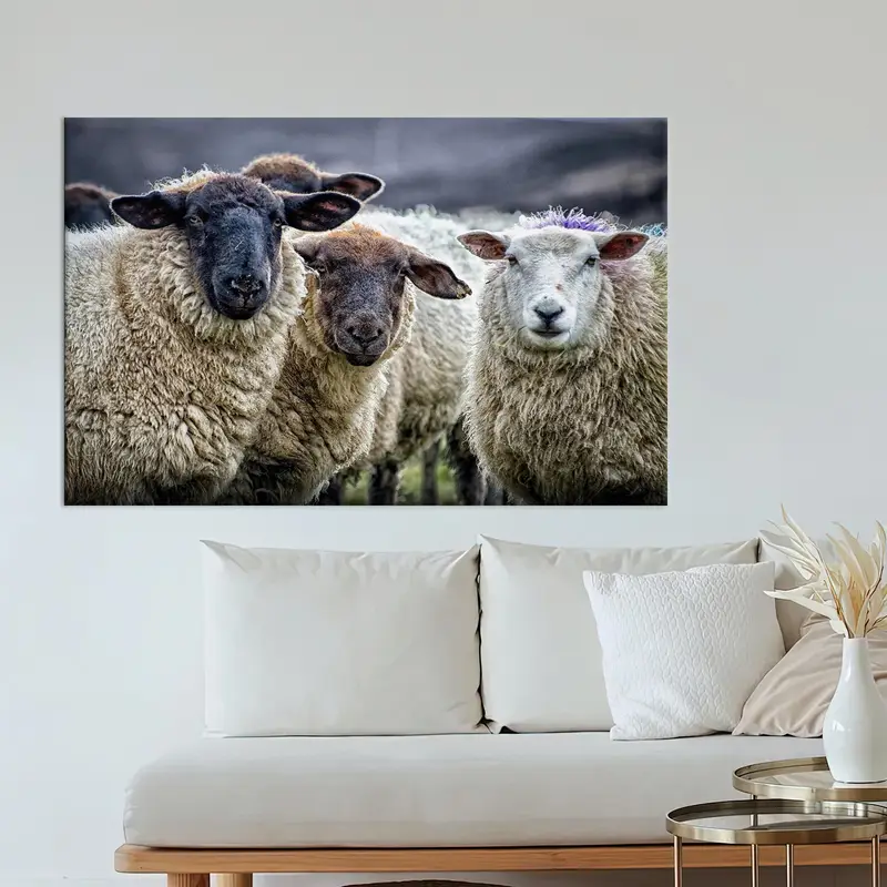 Elegante Bauernhaus-Leinwand: Rustikaler Charme und häusliche Glückseligkeit