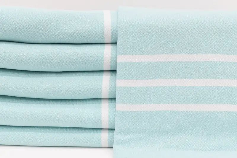 Handmade Gift, 70x40 Cotton Striped Towel, Bridal Shower Favors, Girls Weekend Getaways Gifts, Valentines Day Gift For Him, Wedding Gift, Gym Towel - 1