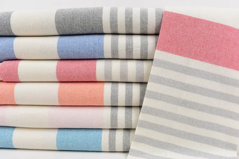 Bulk Order Towel, Monogrammed Hand Towel, 36x18 Cotton Striped Terry Towel, Turkish Towel Hand Towel, Bridesmaid Gift Towel, Wedding Favors - 2