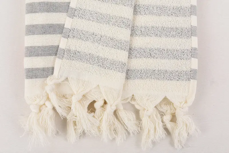 Bulk Order Towel, Monogrammed Hand Towel, 36x18 Cotton Striped Terry Towel, Turkish Towel Hand Towel, Bridesmaid Gift Towel, Wedding Favors - 7