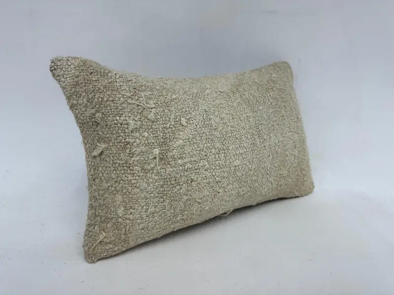 Interior Designer Pillow, Antique Pillows, Ethnic Pillow Cover Cushion, Boho Pillow, 12x20 Beige Pillow Case, Pillow Case, Authentic Pillow Case - 3