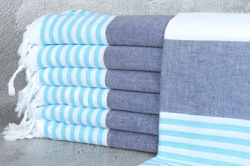 Bachelorette Party Gifts For Bride, 68x32 Cotton Striped Towel, Best Friend Gift, Soft towel, Christmas Gift, Kids Beach Towel, Sand-resistant towel - 1