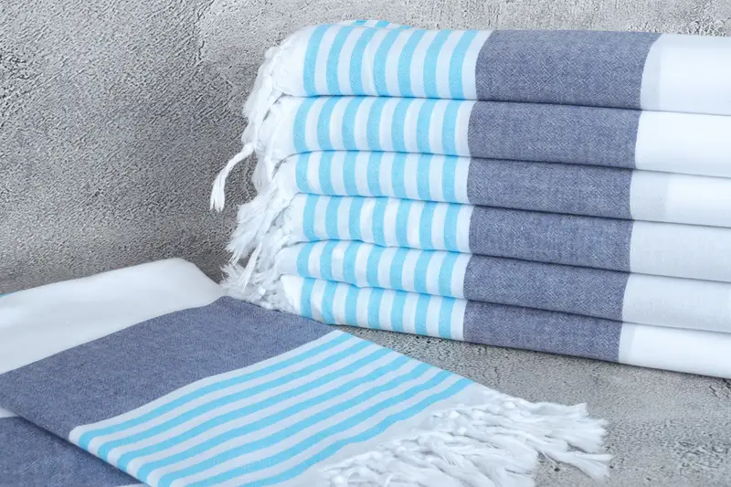 Bachelorette Party Gifts For Bride, 68x32 Cotton Striped Towel, Best Friend Gift, Soft towel, Christmas Gift, Kids Beach Towel, Sand-resistant towel - 2