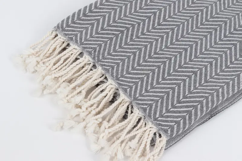 Hammam towel, Lightweight Turkish towel, Gift Boxes Towel, Monogram Turkish Bath Towel, Personalized Towel, 70x40 Cotton Zig zag Towel, Spa Towel - 7