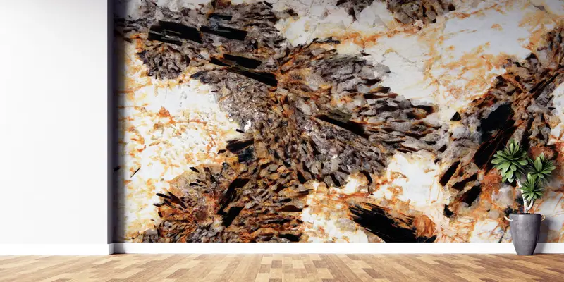 Modern Wall Paper, Custom Wall Paper, , Bright Wall Paper, Modern Wall Poster, Brown And Orange Wall Paper, Abstract Wall Poster, - 2