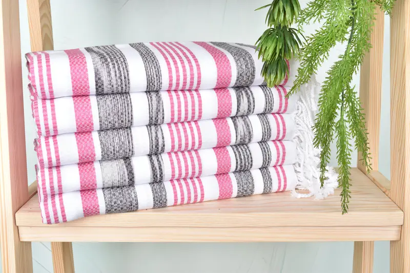 Sand-free peshtemal towel for the beach, Beach towel, Summer Gift, Bridal Party Gifts, 70x40 Cotton Striped Towel, Bachelorette Party Gift - 2