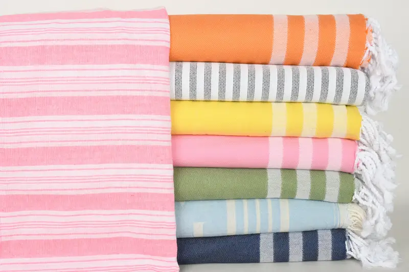 70x40 Cotton Set of 8 Towel, Custom Gift, Turkish Beach Towel Monogram, Bridal Shower Gift, Bath towel, Decorative Towel, Wedding Day Gift For Bride - 1