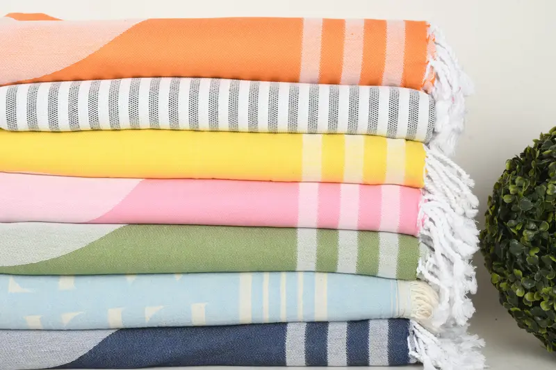 70x40 Cotton Set of 8 Towel, Custom Gift, Turkish Beach Towel Monogram, Bridal Shower Gift, Bath towel, Decorative Towel, Wedding Day Gift For Bride - 3