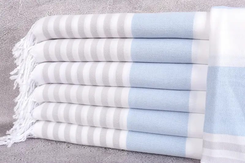 Girls Weekend Getaways Gifts, 70x40 Cotton Striped Towel, Thin towel, Wedding Towel, Spa Gift, Monogrammed Beach Towel, Monogram Beach Towel - 1