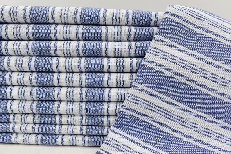 70x40 Cotton Striped Towel, Housewarming Gift, Scarf Towel, Beach Theme Wedding Gift, Bridal Shower Favor, Absorbent towel, Bachelorette Party Gifts - 1