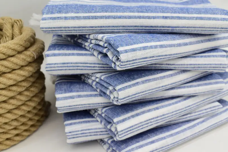 70x40 Cotton Striped Towel, Housewarming Gift, Scarf Towel, Beach Theme Wedding Gift, Bridal Shower Favor, Absorbent towel, Bachelorette Party Gifts - 6