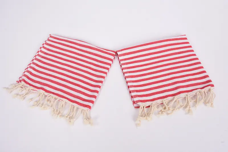 Turkish Hand Towel, Embroidery Towel, Small Bath Towels, 40x18 Cotton Striped Towel, Summer Gift, Bachelorette Party Favors, Personalized Hand Towel - 7