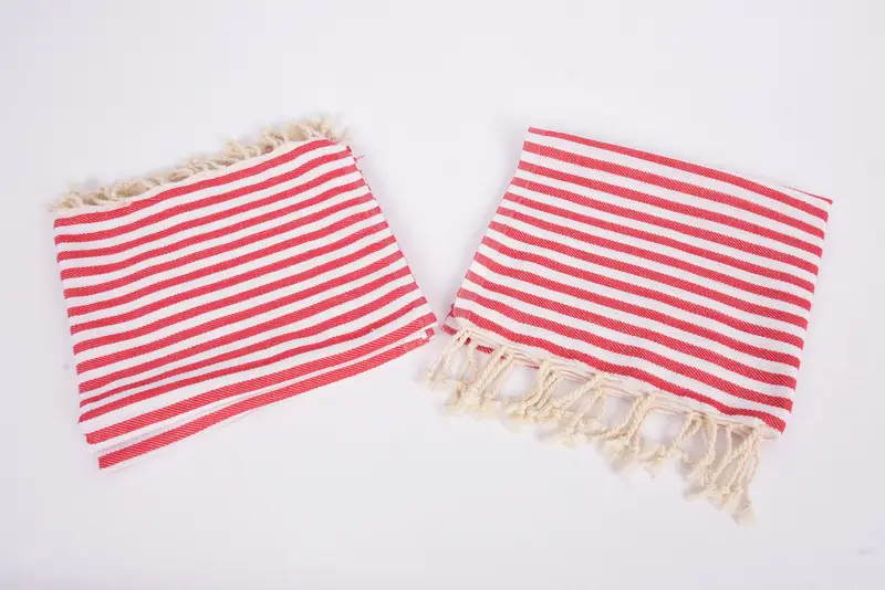 Turkish Hand Towel, Embroidery Towel, Small Bath Towels, 40x18 Cotton Striped Towel, Summer Gift, Bachelorette Party Favors, Personalized Hand Towel - 8