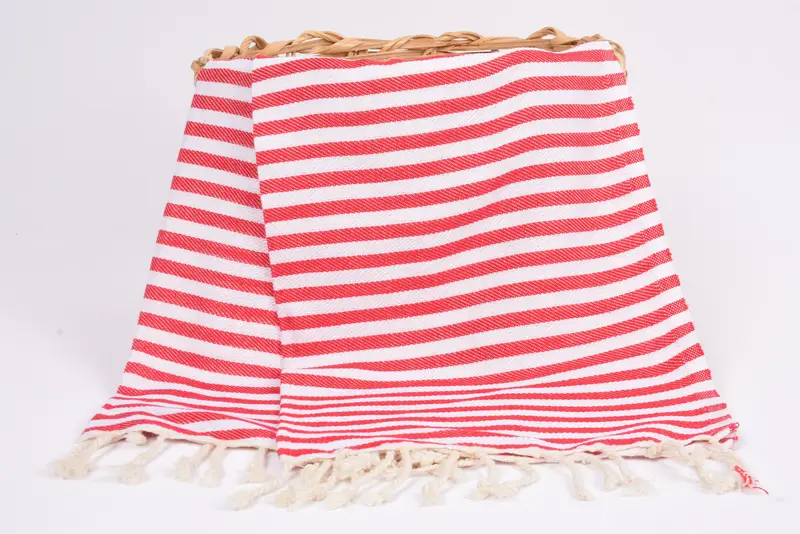 Turkish Hand Towel, Embroidery Towel, Small Bath Towels, 40x18 Cotton Striped Towel, Summer Gift, Bachelorette Party Favors, Personalized Hand Towel - 5