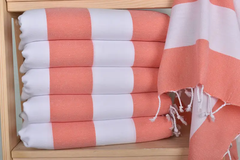 40x24 Cotton Striped Towel, Turkish Hand Towel, Organic Tea Towel, Valentines Day Gift, Gifts For Him, Turkish Tea Towel, Personalized Dish Towel - 2