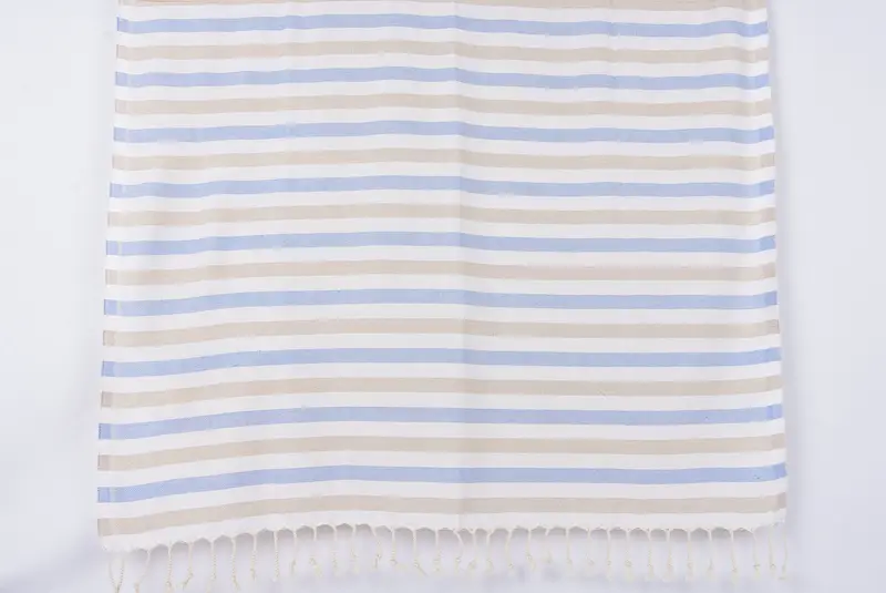 Turkish bath towel, Bridal Shower Gift, 70x40 Cotton Striped Towel, Beach towel, Personalized Wedding Gift For Couple, Beach Wedding Favor - 8
