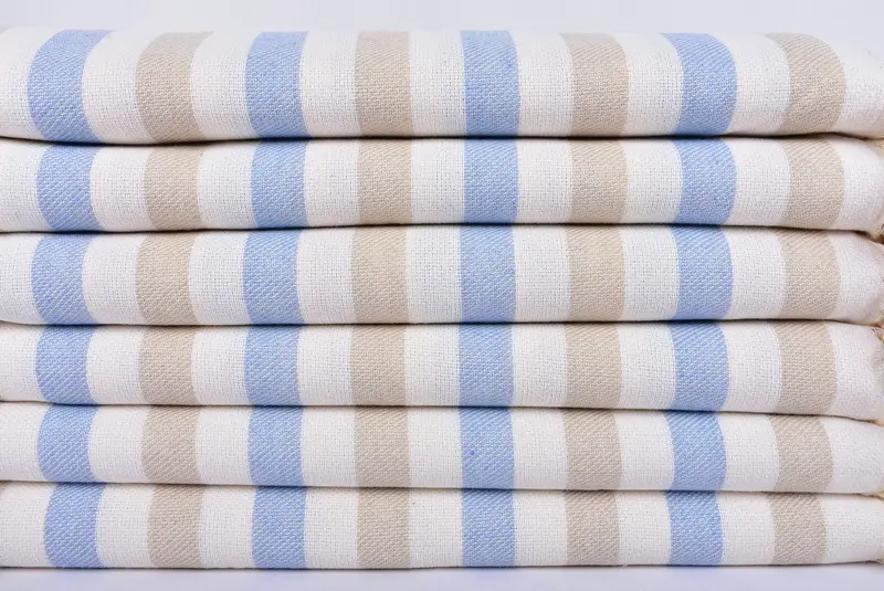 Turkish bath towel, Bridal Shower Gift, 70x40 Cotton Striped Towel, Beach towel, Personalized Wedding Gift For Couple, Beach Wedding Favor - 2
