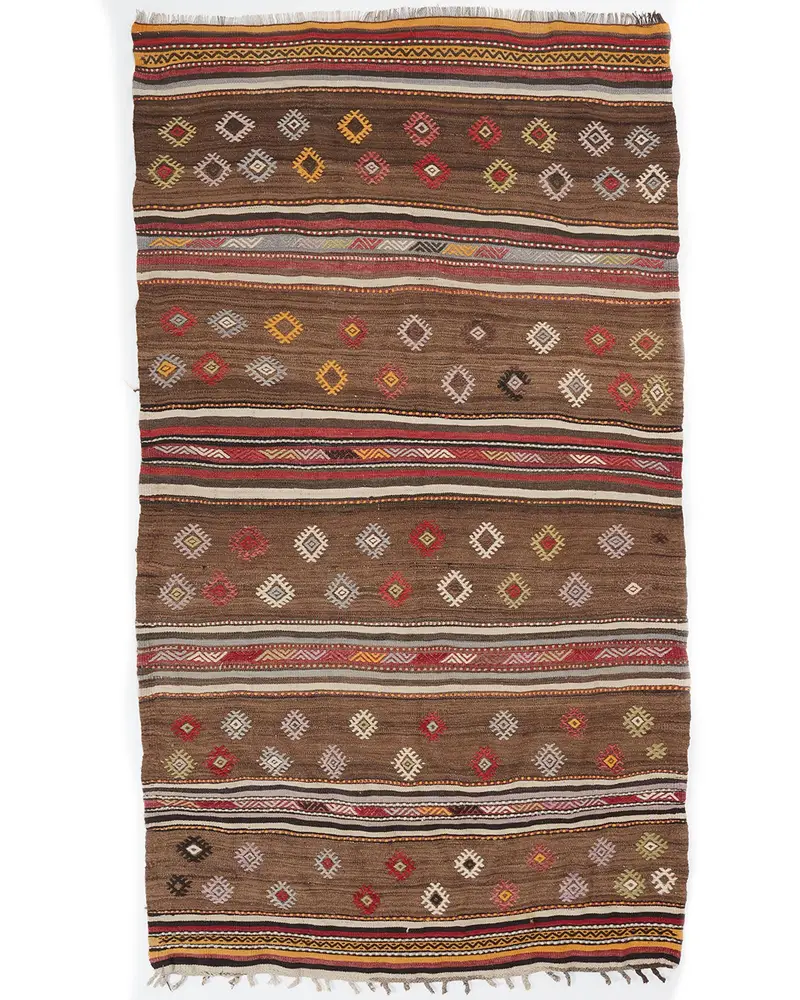 Alfombra Marrón, 4,1x7,5ft Solid Elegance