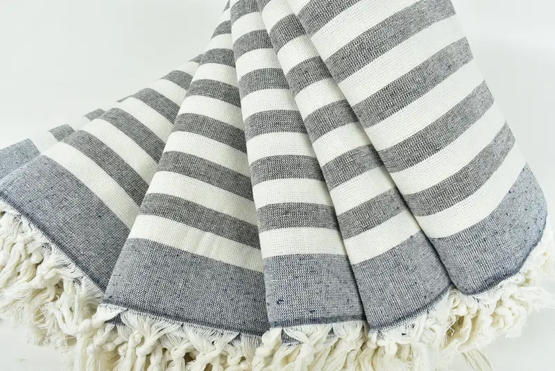 68x40 Cotton Striped Terry Towel, Bachelorette Party Items, Custom Gifts, Pool Towels, Wedding Gift, Bridal Shower Gift, Lightweight Turkish towel - 4
