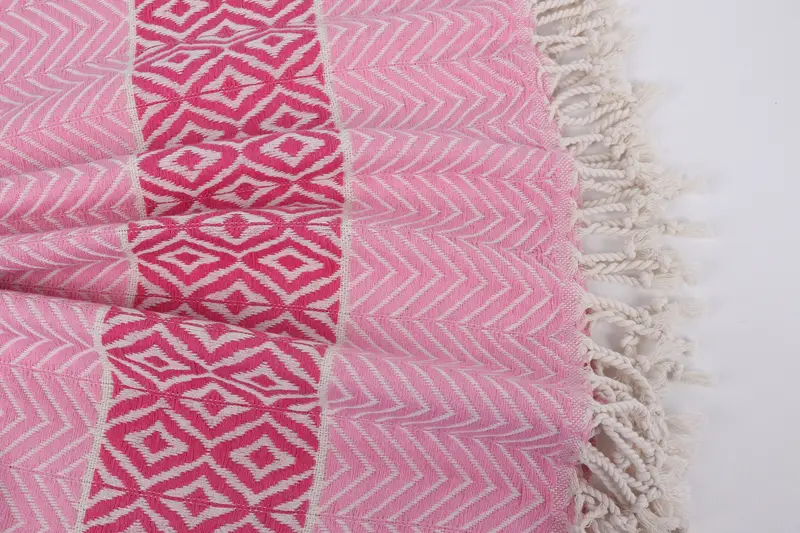 Thin towel, Turkish beach towel, Customized Turkish Towel, Xmas Gifts, Organic Beach Towel, Embroidered Towel, 70x40 Cotton Chevron Towel - 8