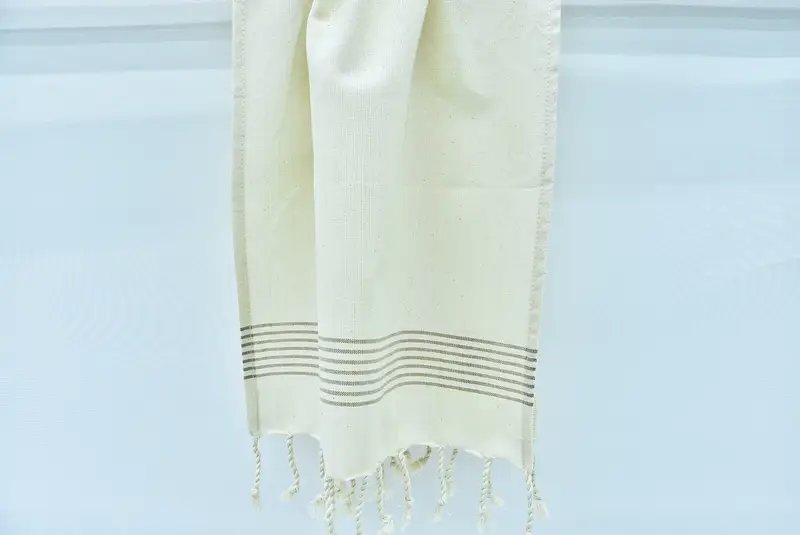 Monogramlı Türk havlu, spa havlu, kişiselleştirilmiş hediyeler, sevgililer günü hediyesi, 36x18 keten çizgili havlu, monogram el havlu, küçük banyo havlu - 8