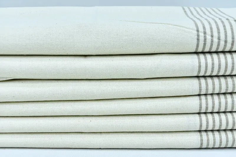 Monogramlı Türk havlu, spa havlu, kişiselleştirilmiş hediyeler, sevgililer günü hediyesi, 36x18 keten çizgili havlu, monogram el havlu, küçük banyo havlu - 3