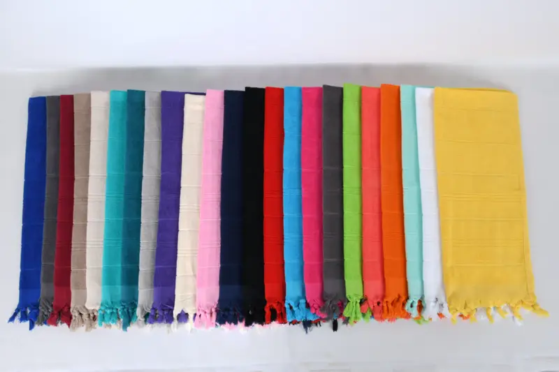 Monogram Mutfak Havlu, Sevgililer Günü Hediyesi, 40x18 Pamuklu Çizgili Terry Havlu, Konuk Havlusu, Türk El Havlusu, Monogramlı El Havlusu - 4