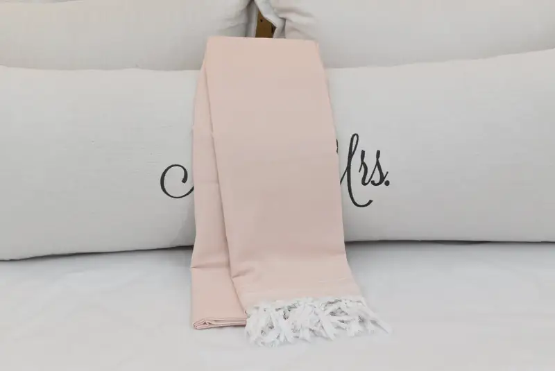 Shower Curtain, Bachelorette Party Items, Bridal Shower Gift, Maid Of Honor Gift, Turkish Blanket, 92x56 Cotton Striped Towel, Custom Wedding Gifts - 6