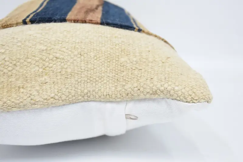 Interior Designer Pillow, Pillow for Sofa, Cushion Case, Antique Pillows, Decorative Bolster Pillow Sham, 12x20 Beige Pillow Case - 5