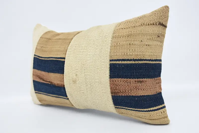 Interior Designer Pillow, Pillow for Sofa, Cushion Case, Antique Pillows, Decorative Bolster Pillow Sham, 12x20 Beige Pillow Case - 4