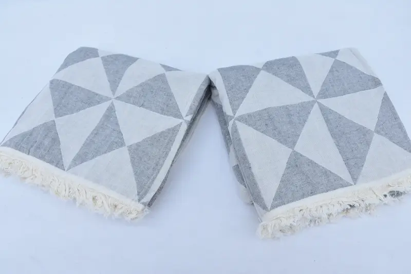 Custom Wedding Gift From Bridesmaid, Bachelorette Party Gifts, 70x40 Cotton Geometric Towel, Peshtemal Towel, Gift Boxes Towel, Turkish hand towel - 5